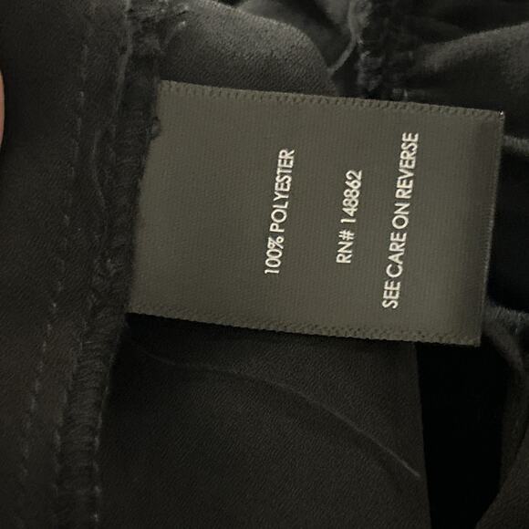 Torrid Top Women's 5X Deep Black Georgette Puff Sleeve Peasant Witchy Boho Flowy - Picture 5 of 5